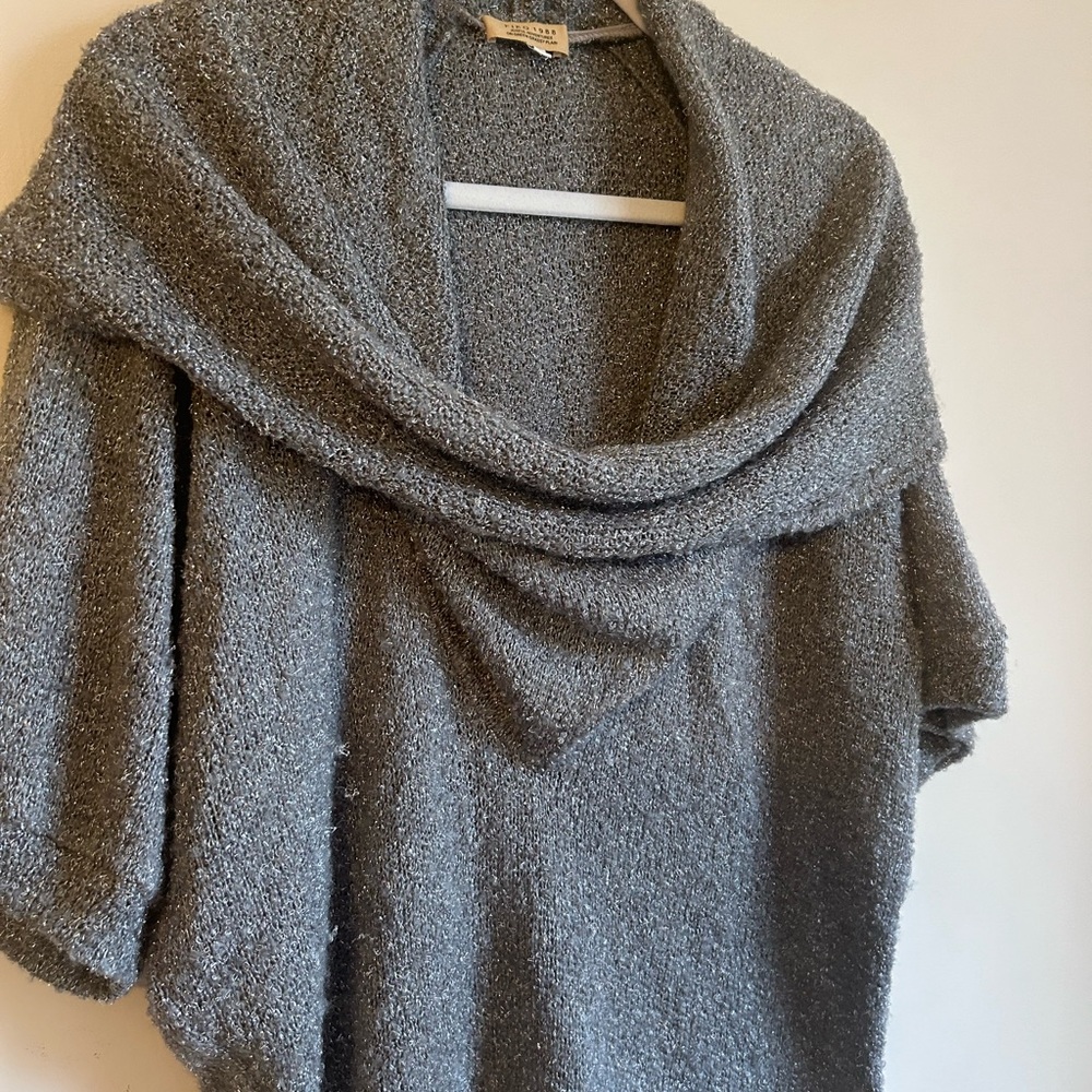 Pico Silver Metallic Sweater.  Dress up or fantastic with jeans!